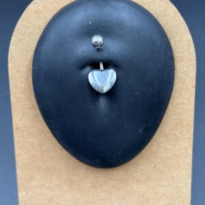 1 Pz. Piercing da ombelico cuore