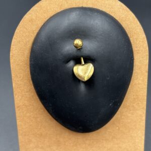 1 Pz. Piercing da ombelico cuore Acciaio Chirurgico