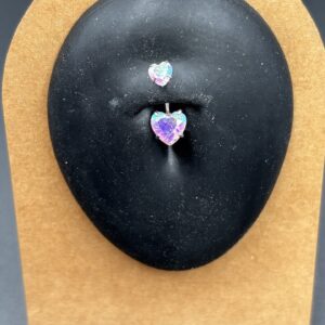 1 Pz. Piercing Da Ombelico Cuori Boreali