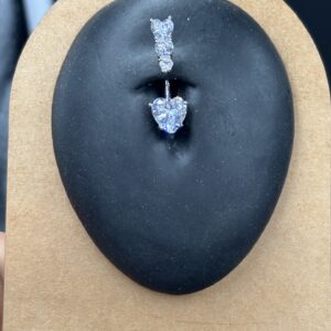 1 Pz. Piercing Da Ombelico Acciaio Chirurgico