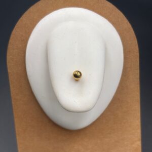 3 Pz. Piercing Da Lingua Acciaio Chirurgico Colore Oro