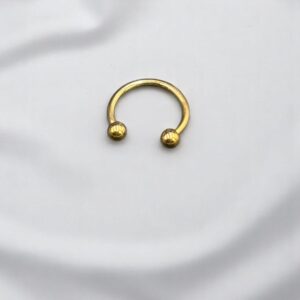 3 Pz. Piercing Acciaio Chirurgico Colore Oro