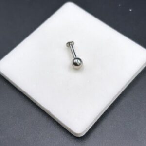 6 Pz Piercing Acciaio Chirurgico