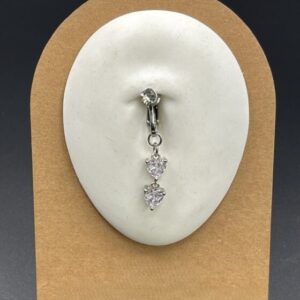 1 Pz Piercing Finto Da Ombelico In Acciaio Chirurgico