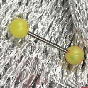 6 Pz Piercing Da Lingua Acciaio Chirurgico